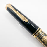 Pelikan M900 Toledo Gold Vermeil Fountain Pen - Fine 18C Gold Nib - 1990's