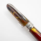 Visconti Van Gogh Maxi Sandal Brown Fountain Pen - Semi-Flex Fine 14kt Gold Nib (Circa 2000)