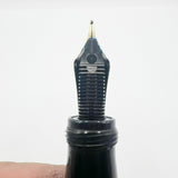 Ancora (Italy) Striated Lustrous Red  Perla Fountain Pen - Flexible Medium 18kt Gold Nib