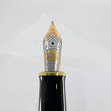 Pelikan M800 Renaissance Brown Marble Fountain Pen - Medium 18kt Gold Nib
