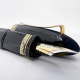 OMAS ORIGINAL #360 - LARGEST SIZE - Dark Blue/Black #360 Oversized Triangulated Fountain Pen - Fine 18kt Gold  Nib