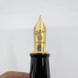 Wahl Eversharp Woodgrain Ebonite Decoband Oversized  Fountain Pen -  Medium #8 Size 14kt Gold Nib