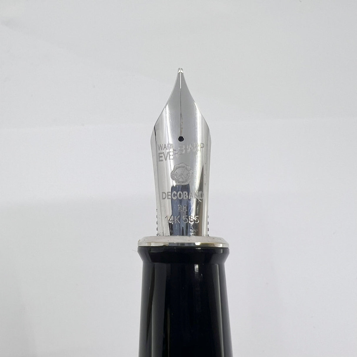 Wahl Eversharp Yellow Decoband Oversized  Fountain Pen -  Medium #8 Size 14kt Gold Nib