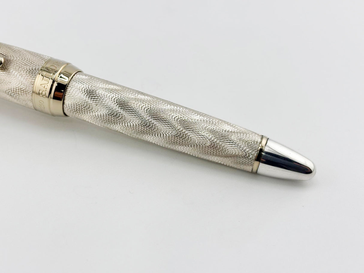 Classic Pen CP7 Sailor Atlantic "Ocean Fountain Pen" Flamme Vague  #117/250 - A Nagahara Broad 21kt Gold Nib!!
