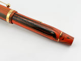 Conway Stewart Winston Churchill Woodgrain Ebonite  Fountain Pen - Medium 18kt Gold Nib