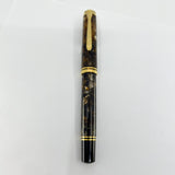 Pelikan M800 Renaissance Brown Marble Fountain Pen - Medium 18kt Gold Nib