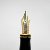 Parker Duofold Centennial (Largest Size)  Sterling Silver Fountain Pen - Medium  18kt Gold Nib