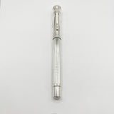 Graf von Faber Castell Sterling Silver Classic Fountain Pen - Broad 18kt Gold Nib