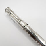 Graf von Faber Castell Sterling Silver Classic Fountain Pen - Broad 18kt Gold Nib