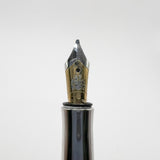 Graf von Faber Castell Sterling Silver Classic Fountain Pen - Broad 18kt Gold Nib
