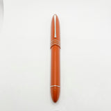 OMAS #360 for Armando Simoni Club Orange Triangulated  Fountain Pen (Circa 1999) - Medium 18kt Gold Nib