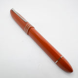 OMAS #360 for Armando Simoni Club Orange Triangulated  Fountain Pen (Circa 1999) - Medium 18kt Gold Nib