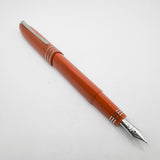 OMAS #360 for Armando Simoni Club Orange Triangulated  Fountain Pen (Circa 1999) - Medium 18kt Gold Nib