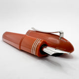 OMAS #360 for Armando Simoni Club Orange Triangulated  Fountain Pen (Circa 1999) - Medium 18kt Gold Nib