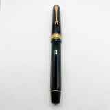 OMAS Arte Italiana Large Black Paragon Limited Edition Fountain Pen #101/300 (1990s) - Broad 18kt Gold Nib