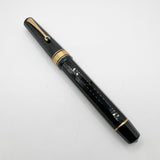 OMAS Arte Italiana Large Black Paragon Limited Edition Fountain Pen #101/300 (1990s) - Broad 18kt Gold Nib
