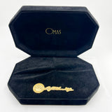 OMAS Arte Italiana Large Black Paragon Limited Edition Fountain Pen #101/300 (1990s) - Broad 18kt Gold Nib