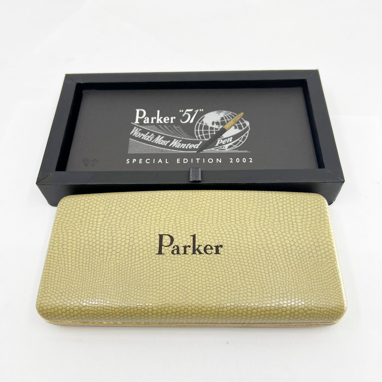 Parker 51 Special Edition Sterling Silver & Vista Blue Fountain Pen - Fine 18kt Gold  Nib
