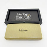 Parker 51 Special Edition Sterling Silver & Vista Blue Fountain Pen - Fine 18kt Gold  Nib