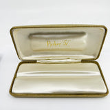 Parker 51 Special Edition Sterling Silver & Vista Blue Fountain Pen - Fine 18kt Gold  Nib