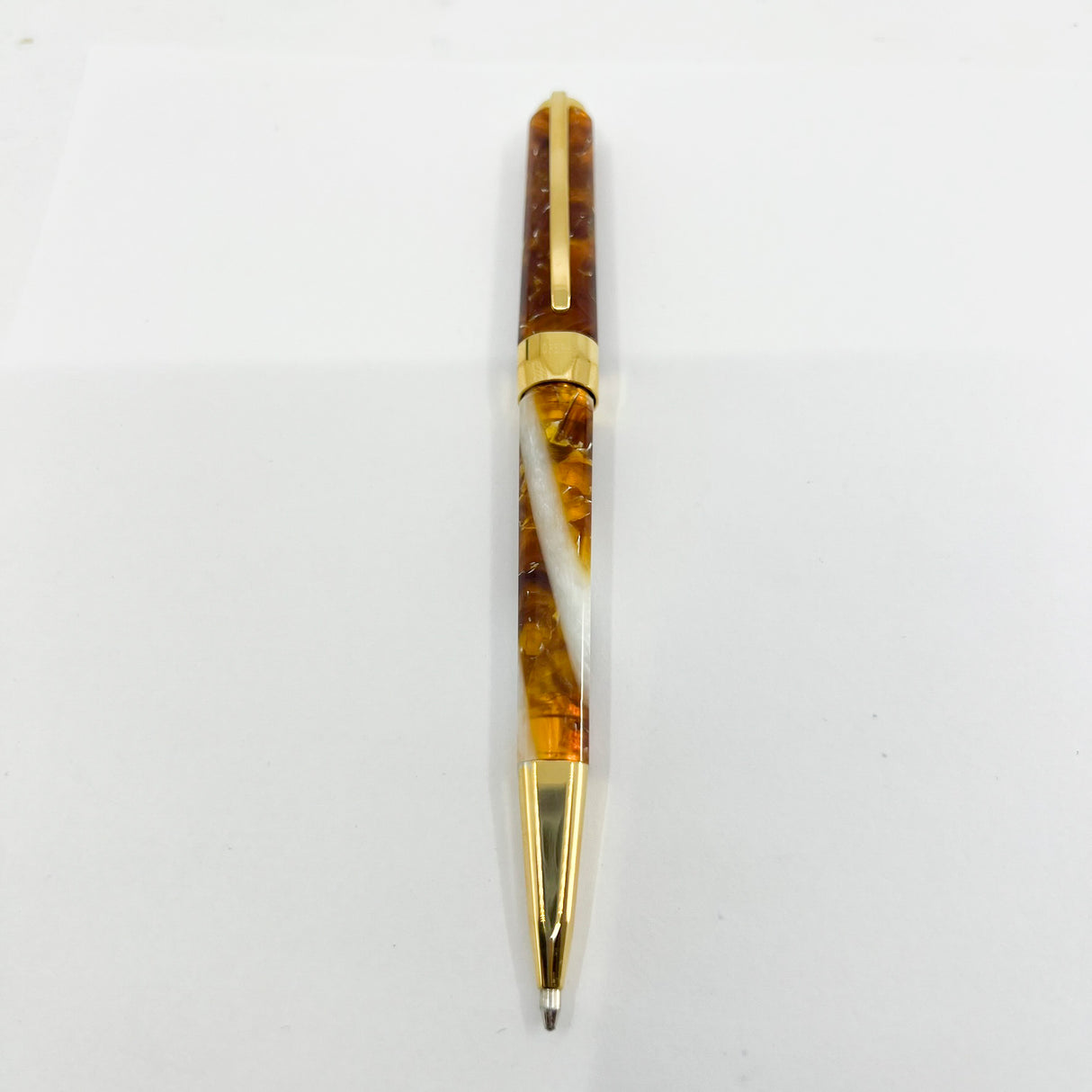 Visconti Opera Elements Amber Honey & Lustrous White Ballpoint Pen