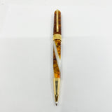 Visconti Opera Elements Amber Honey & Lustrous White Ballpoint Pen