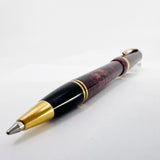 Parker  Duofold First Generation Marbled Maroon Cap Actuated Ballpoint Pen - Circa 1989 - SCARCE!