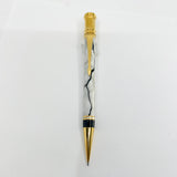 Parker Duofold Lustrous Pearl & Black Mechanical Pencil 0.9mm