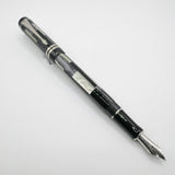 Parker Duofold Black Mosaic International Fountain Pen - Medium 18kt Gold Nib