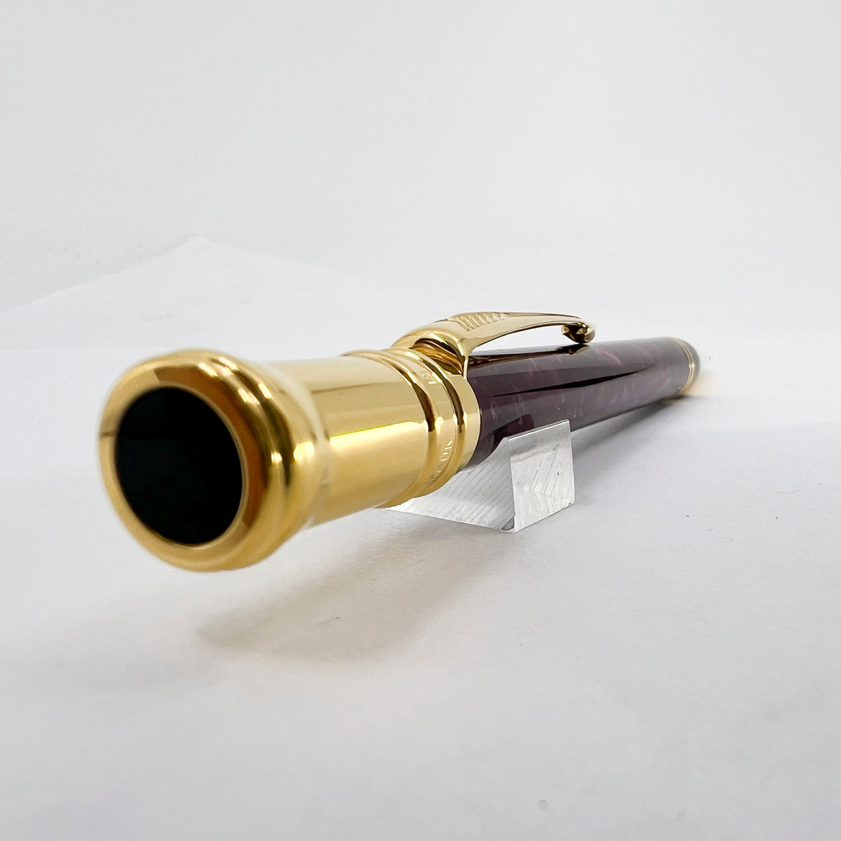 Parker Duofold  Marble Maroon Mechanical Pencil  0.9mm - Circa 1991