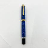 Pelikan Souveran M800 Marbled Blue O' Blue Fountain Pen - Medium 18kt Gold Nib