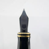 Parker Duofold Centennial (Largest) Black  Fountain Pen - Broad Oblique #91 18kt Gold Nib (Circa 1989)