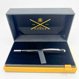 Cross Peerless 125 Black Obsidian Lacquer Fountain Pen - Medium 18kt Gold Nib