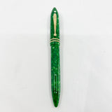 Sheaffer Balance Marbled Jade Green Fountain Pen - Extra Fine 18kt Gold Nib