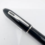 Cross Peerless 125 Black Obsidian Lacquer Fountain Pen - Medium 18kt Gold Nib
