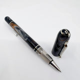 Dunhill Sidecar Gray & Orange Marbled Lacquer Rollerball