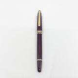 Montblanc #144 Bordeaux Resin Fountain Pen - Medium 14kt Gold Nib