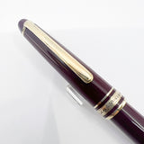 Montblanc #144 Bordeaux Resin Fountain Pen - Medium 14kt Gold Nib