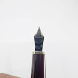 Montblanc #144 Bordeaux Resin Fountain Pen - Medium 14kt Gold Nib