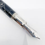Pelikan Souveran M1005  Silver Screen Limited Edition Fountain Pen - Medium 18kt Gold Nib