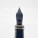 Parker International Maroon Marble Duofold Fountain Pen (Circa 1990) - Fine 18kt Gold Nib