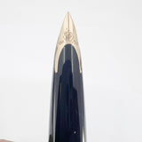 Waterman Royal Blue Carene Fountain Pen - Fine 18kt Gold Nib