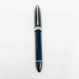 OMAS Oversized Blue/Black #360 Triangulated Fountain Pen - Fine 18kt Gold Nib
