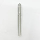 Cartier Diabolo Brushed Stainless Steel Fountain Pen - Medium 18kt Gold Nib
