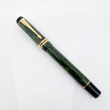 Parker Duofold Jade Marble (Grayish Green) Rollerball - Circa 2000