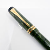 Parker Duofold Jade Marble (Grayish Green) Rollerball - Circa 2000