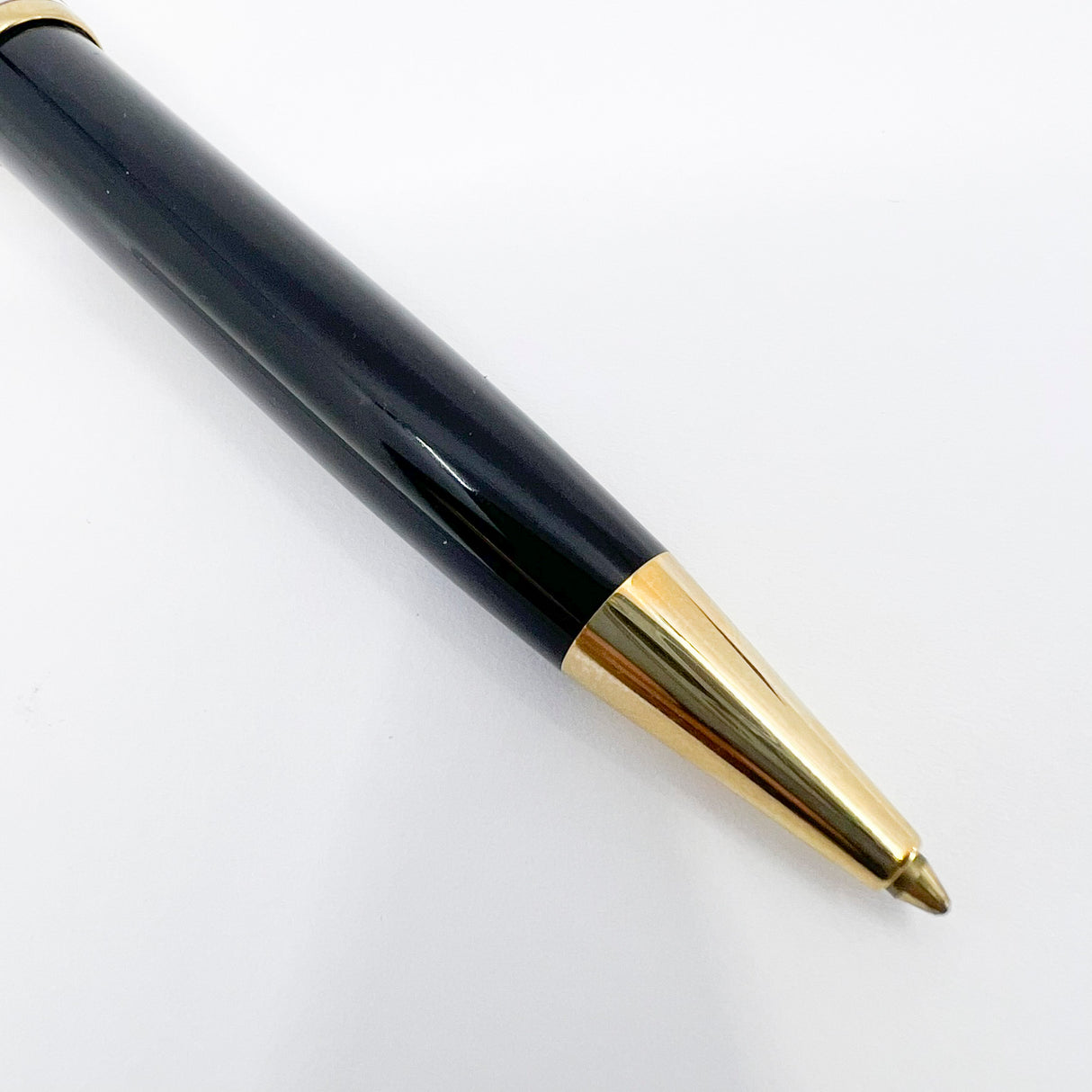Montblanc Doue Classique Ballpoint - Sterling Silver Pinstriped Cap