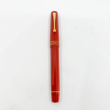 OMAS for  Armando Simoni Club/1990's -   Milord Paragon Coral Fountain Pen - Oblique  Broad 18kt Gold Nib