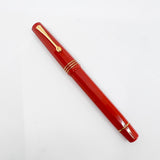 OMAS for  Armando Simoni Club/1990's -   Milord Paragon Coral Fountain Pen - Oblique  Broad 18kt Gold Nib