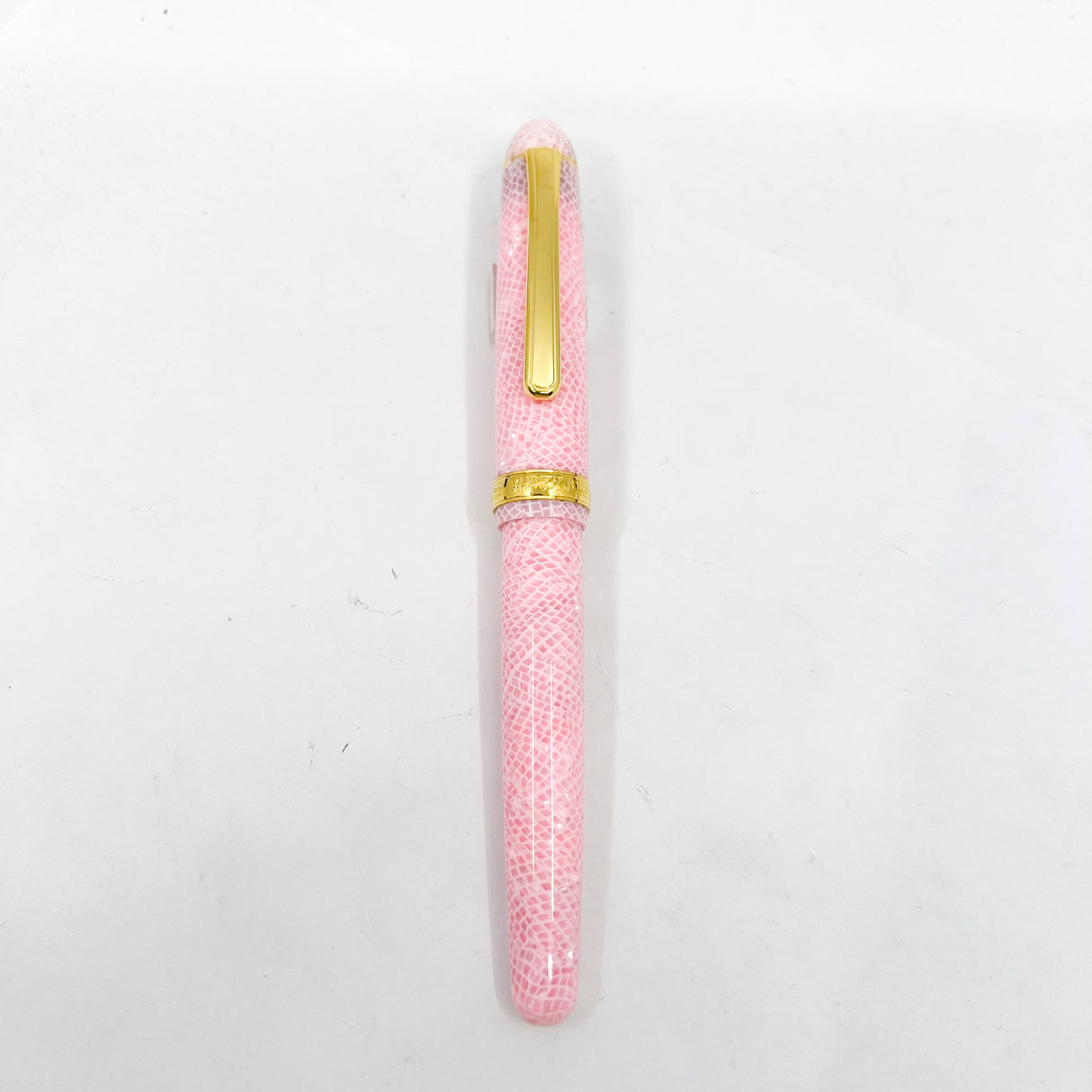 Platinum #3776 Century Celluloid Cherry Blossom Fountain Pen - Broad 14kt Gold Nib